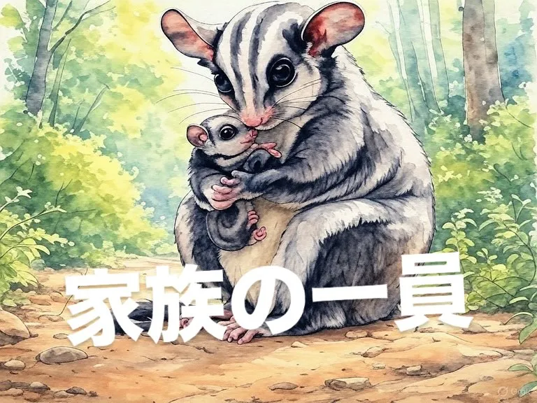 神奈川県三浦市にて、とても大切な家族の一員であったフクロモモ...