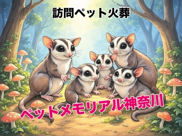 神奈川県三浦市にて、とても大切な家族の一員であったフクロモモ...