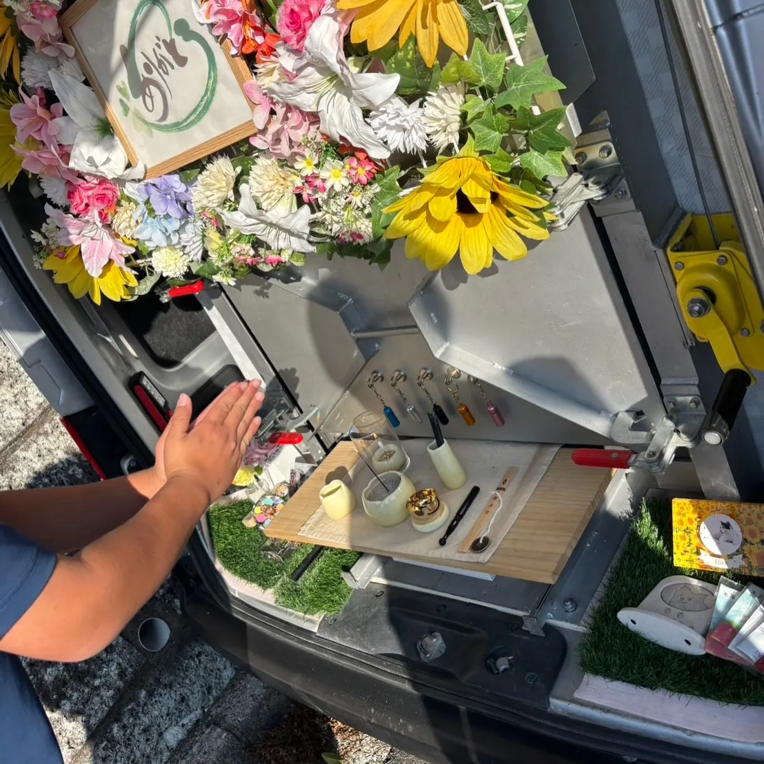 横浜市でボタンインコちゃんのお見送りのサポートをさせていただ...