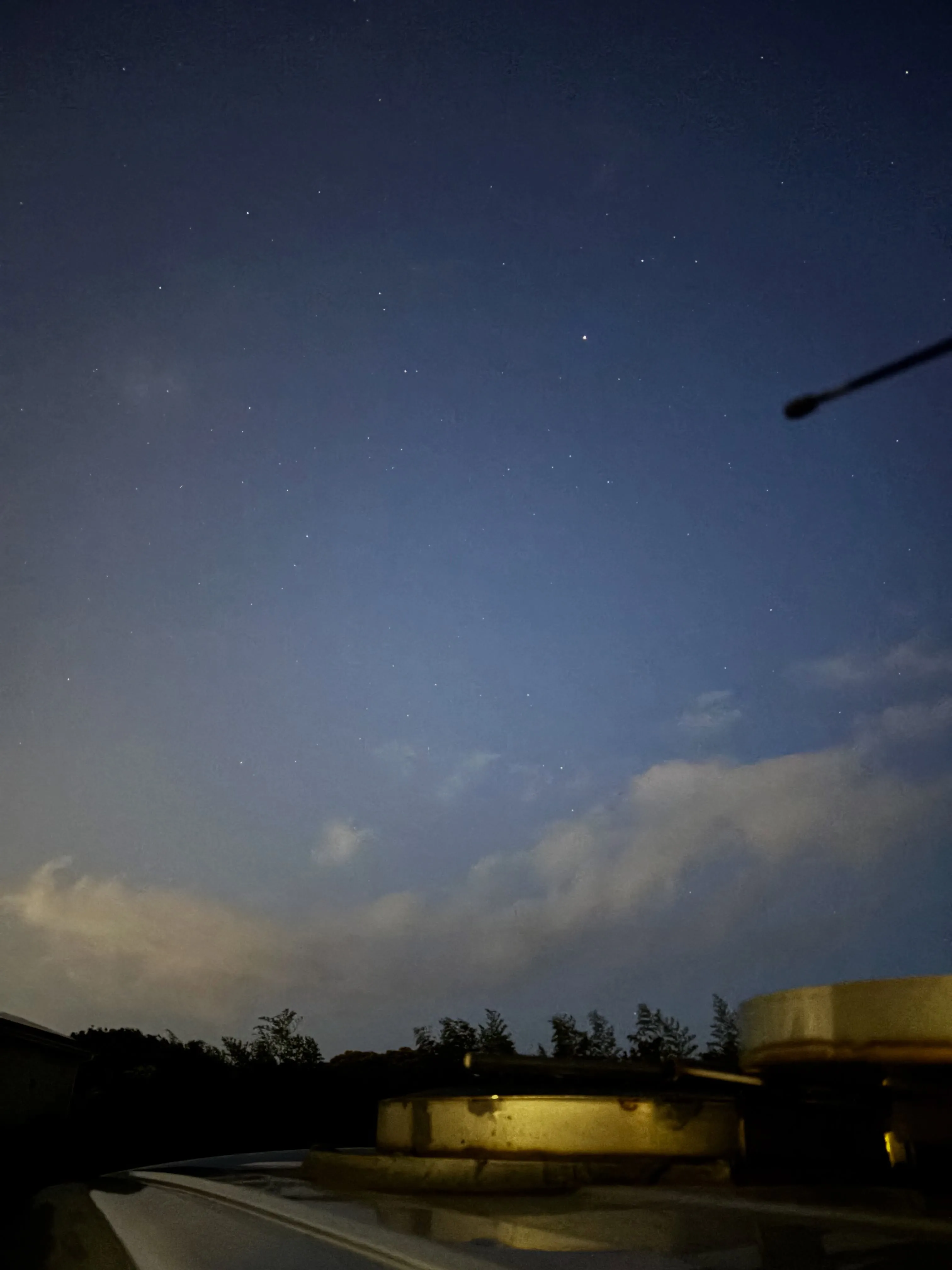 夜空の美しい三浦市。