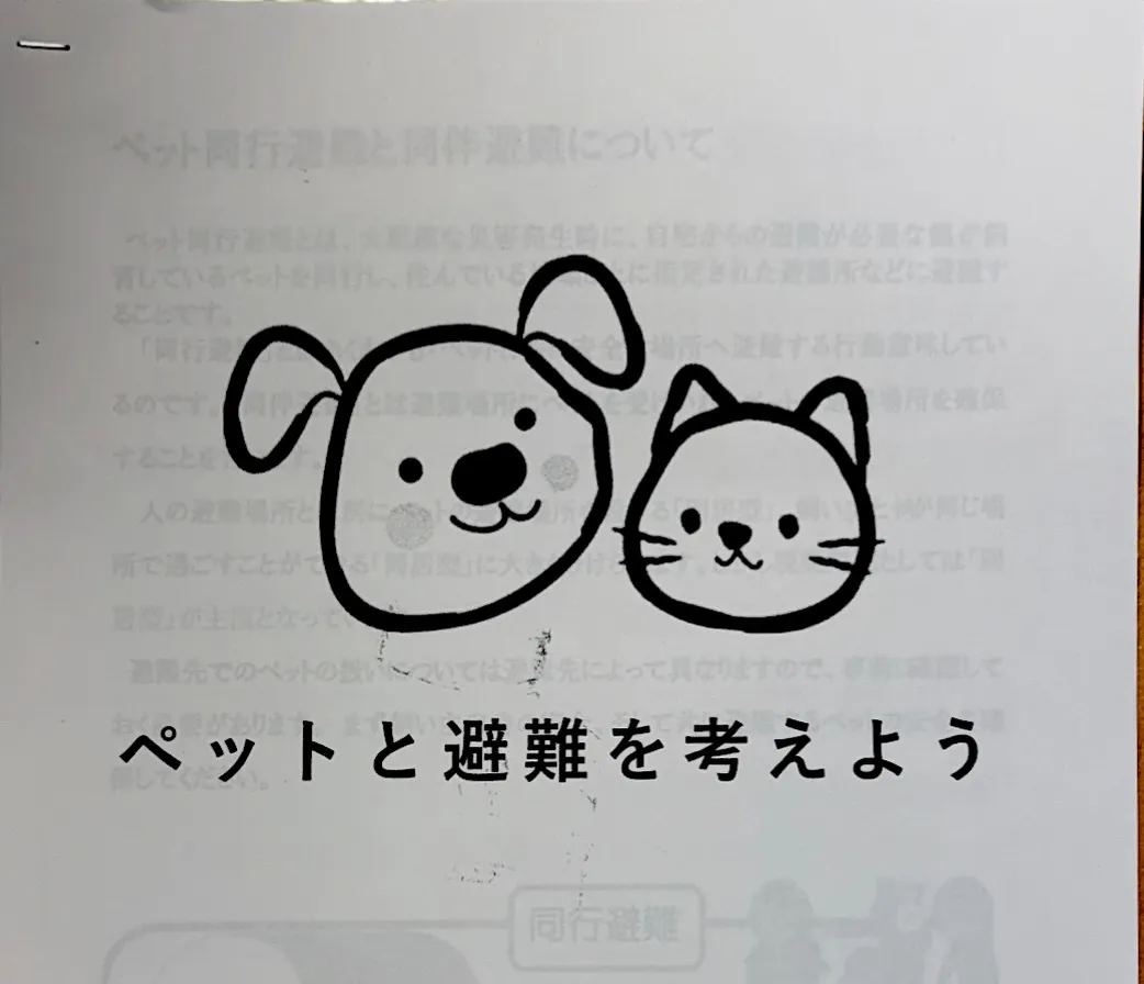 先日、ペット防災 や、ペットのため、家族のための事で素敵なお...