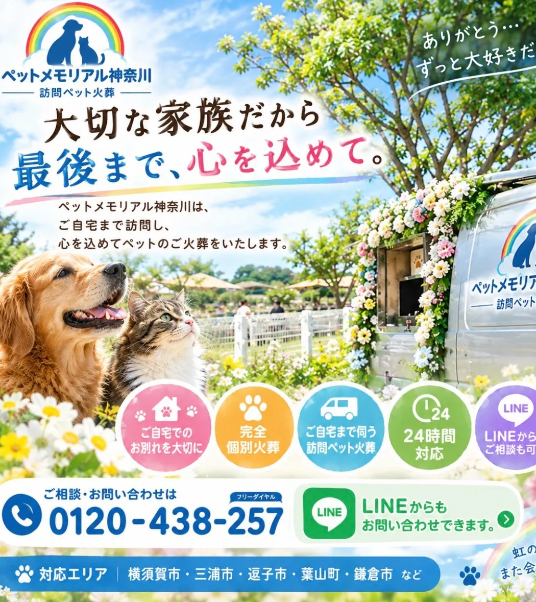 🌈 大切な家族だから、最後まで心を込めて。